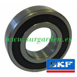 Rodamiento de bolas SKF 6005-2RS medida 12 x 25 x 47 mms. con blindaje plástico