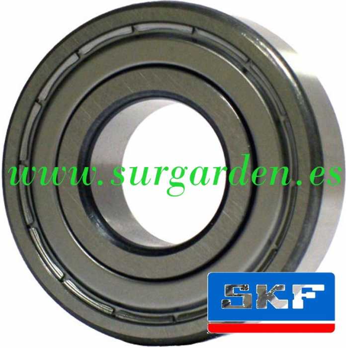 Rodamiento de bolas SKF 6200-ZZ en medida 9 x 10 x 30 mms. con blindaje metálico