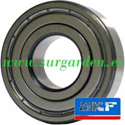 Rodamiento de bolas SKF 6205-ZZ medida 15 x 25 x 52 mms. con blindaje metálico