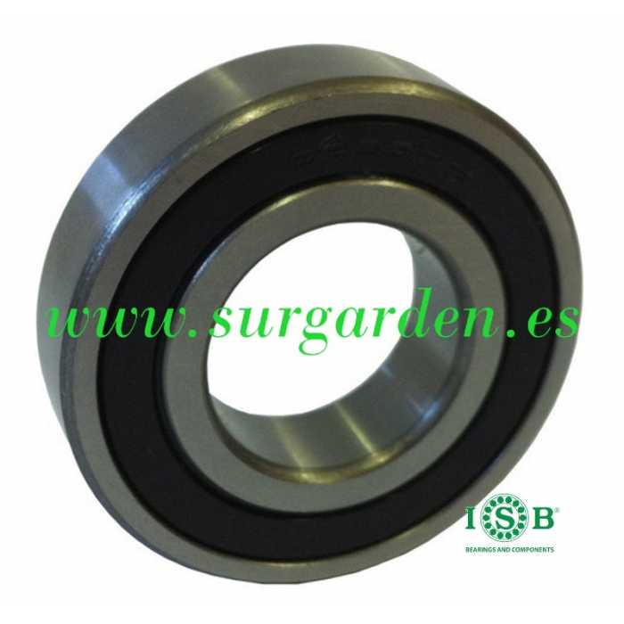 Rodamiento de bolas ISB 6203-2RS medida 12 x 17 x 40 mms. con blindaje plástico