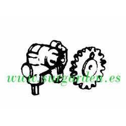 Bomba de aceite motosierra Partner P720 referencia 227530 para engrase de cadena