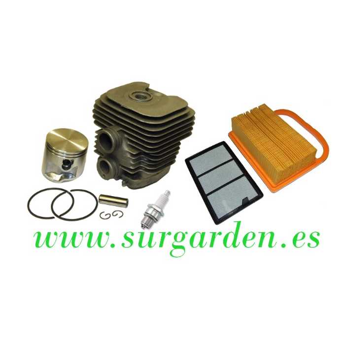 Kit de servicio para cortadora Stihl TS410 / TS420 de cilindro + filtro + bujia
