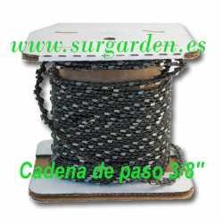 Cadena de motosierra de paso 3/8" en rollo