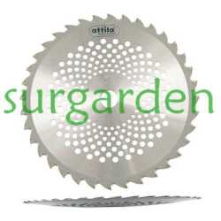 Disco corte desbrozadora Widia Attila profesional de 36 dientes 255 mms de diámetro de superficie redondeada