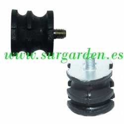 Amortiguador silentblock inferior Husqvarna 61 / 66 / 266 / 268 / 272 / 380 Jonsered 625 / 630 / 670 referencia 501 77 63-01