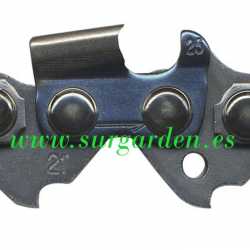 Listado de medidas de cadenas, barras y piñones de cadena por modelo de motosierra