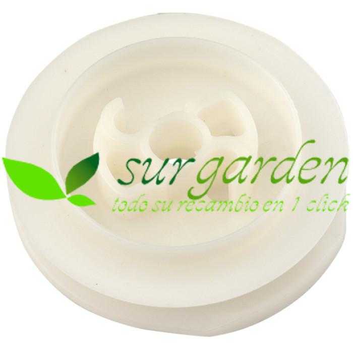 Polea de arranque Stihl 036 / 044 / 046 referencia original 1128 195 0400 / 11281950400