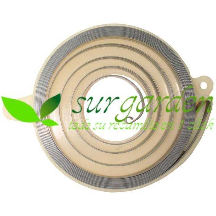 Muelle de arranque con soporte Stihl FS120 / FS200 / FS250 / FS300 / FS450 referencia original 41341900601