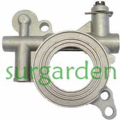Bomba de engrase de cadena con sinfín para motosierra Garland Forest 110 / 25