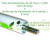 Conjunto tubo 28 mms + eje - varilla de transmisión 9 estrías / 150 cms de longitud para desbrozadora