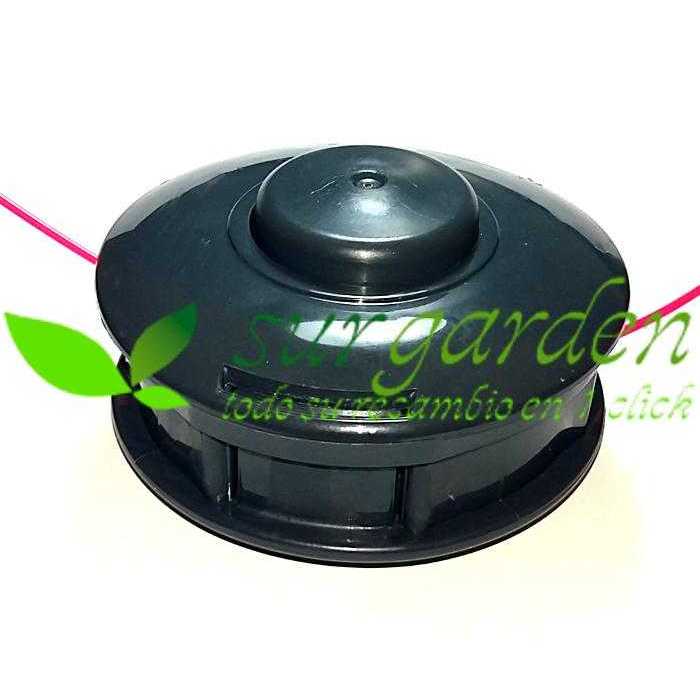 Cabezal de hilo Tapn´Go para desbrozadora Tryun de botón plástico