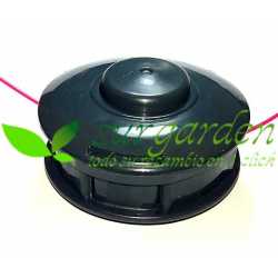 Cabezal de hilo Tap&Go para desbrozadora Tryun de botón plástico