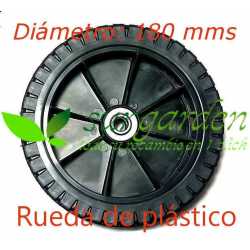 Rueda delantera plástica Marina Systems 57BT - 57HT - 57HT INOX CP050108 de 180 mms