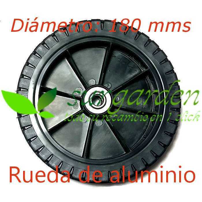 Rueda delantera de aluminio Marina Systems 57BT - 57HT - 57HT INOX CP056113 de 180 mms