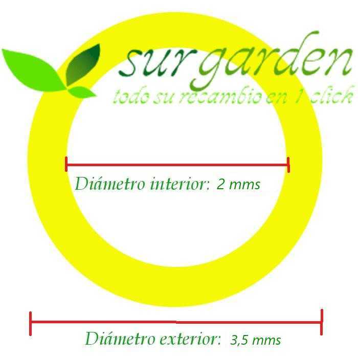 Tubo de gasolina de silicona F4040A de 2,0 mms. x 3,5 mms. en tramo de 1 metro