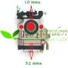 Carburador Mitsubishi TL26 / TL33 de diafragma KK22008AA / KK22017AA Walbro WYK-21 / WYK-32