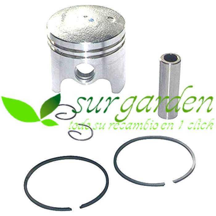 Kit de pistón adaptable a desbrozadora asiática de 33 c.c. de 36 mms