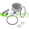 Kit de pistón adaptable a desbrozadora asiática de 33 c.c. de 36 mms