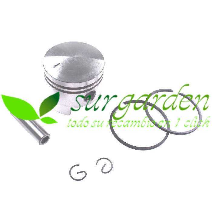 Kit de pistón adaptable a desbrozadora asiática de 52 c.c. de 44 mms