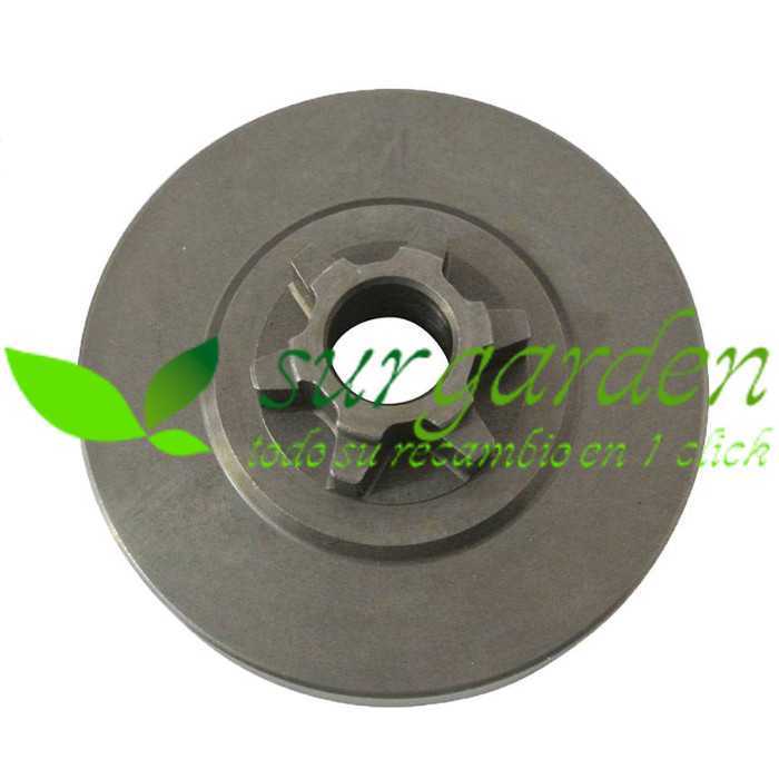 Campana de embrague con canastilla para motosierra Alpina - Komatsu Zenoah de 38 c.c. / 41 c.c.