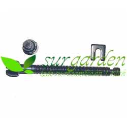 Kit de tensor de cadena con ajuste frontal de 3 piezas para motosierra Alpina - Komatsu Zenoah de 38 c.c. / 41 c.c.