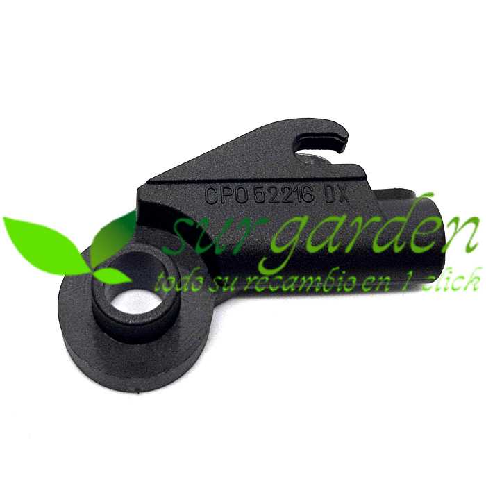 Enganche - leva derecha de cable de freno motor para cortacésped Marina Systems 52BT - 52HT - 52BTDA INOX CP52216