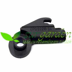 Enganche - leva derecha de cable de freno motor para cortacésped Marina Systems 41HT - 41HT INOX - 41BT - 41KT - SP41 CP52216