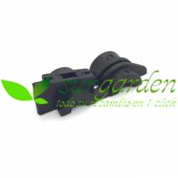 Soporte derecho de eje delantero para cortacésped Marina Systems 41HT - 41HT INOX - 41BT - 41KT - GX41 - SP41 CP047212