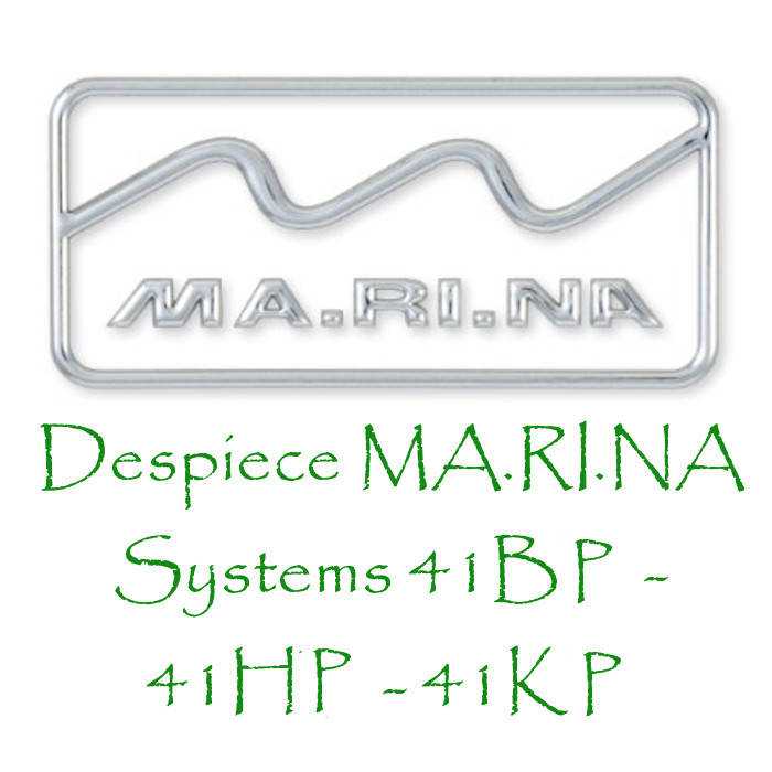 Despiece cortacésped Marina Systems 41 - 46 de empuje, sin tracción mecánica