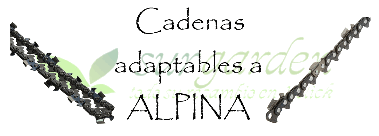 Alpina.           Elija su modelo de la lista y obtendrá un listado de todas las opciones de cadena para su máquina.