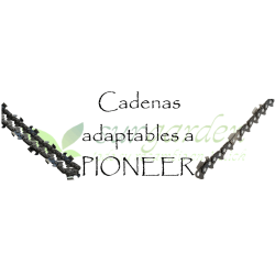 Pioneer.             Elija marca y modelo de la lista y obtendrá un listado de todas las opciones de cadena para su máquina. 