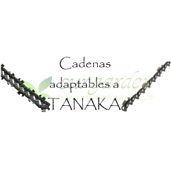 Tanaka.             Elija marca y modelo de la lista y obtendrá un listado de todas las opciones de cadena para su máquina. 