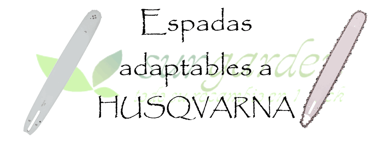 Husqvarna.         Elija su modelo de la lista y obtendrá un listado de todas las opciones de espada para su máquina.