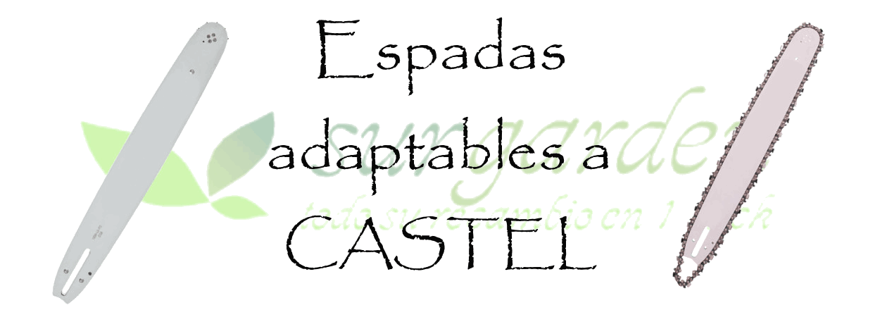 Castel.          Elija su modelo de la lista y obtendrá un listado de todas las opciones de espada para su máquina.