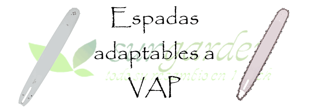 VAP.          Elija su modelo de la lista y obtendrá un listado de todas las opciones de espada para su máquina.