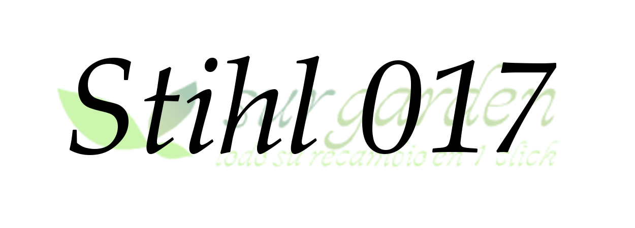 Stihl 017.           Elija el largo de espada de su máquina para localizar su cadena