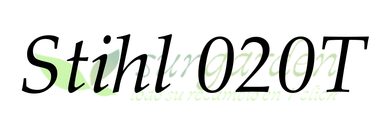 Stihl 020T.          Elija el largo de espada de su máquina para localizar su cadena