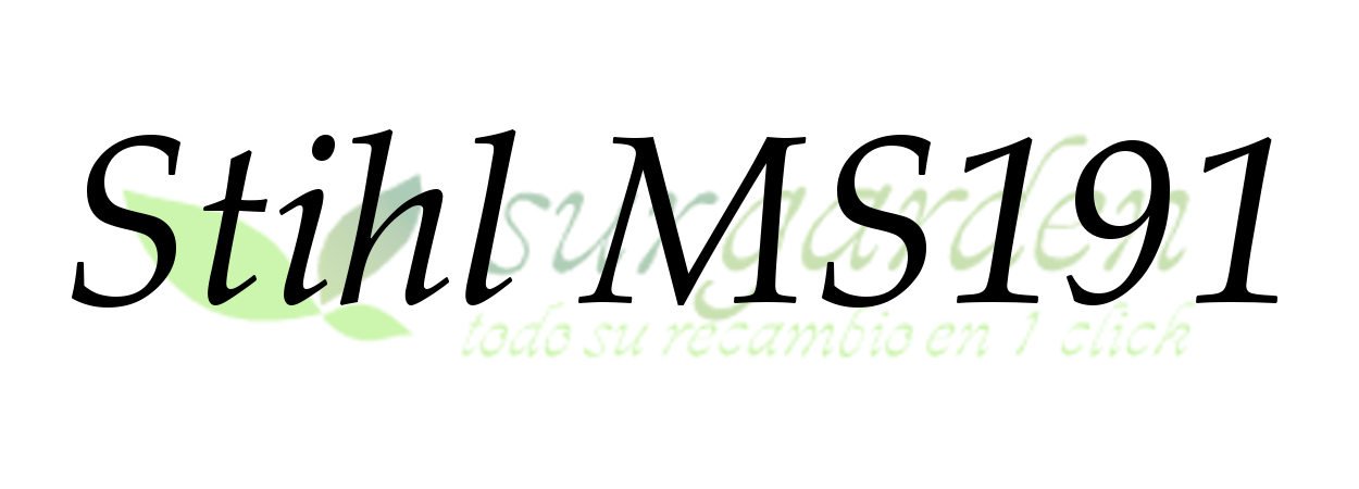 Stihl MS191.          Elija el largo de espada de su máquina para localizar su cadena 
