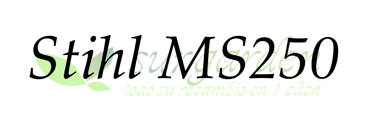 Stihl MS250.          Elija el largo de espada de su máquina para localizar su cadena 