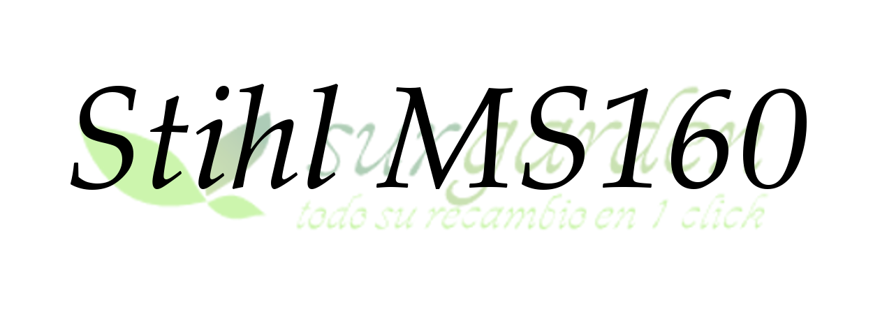 Stihl MS160.          Elija el largo de espada de su máquina para localizar su cadena 