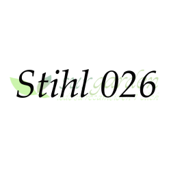Stihl 026.          Elija el largo de espada de su máquina para localizar su cadena 