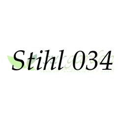 Stihl 034.          Elija el largo de espada de su máquina para localizar su cadena 