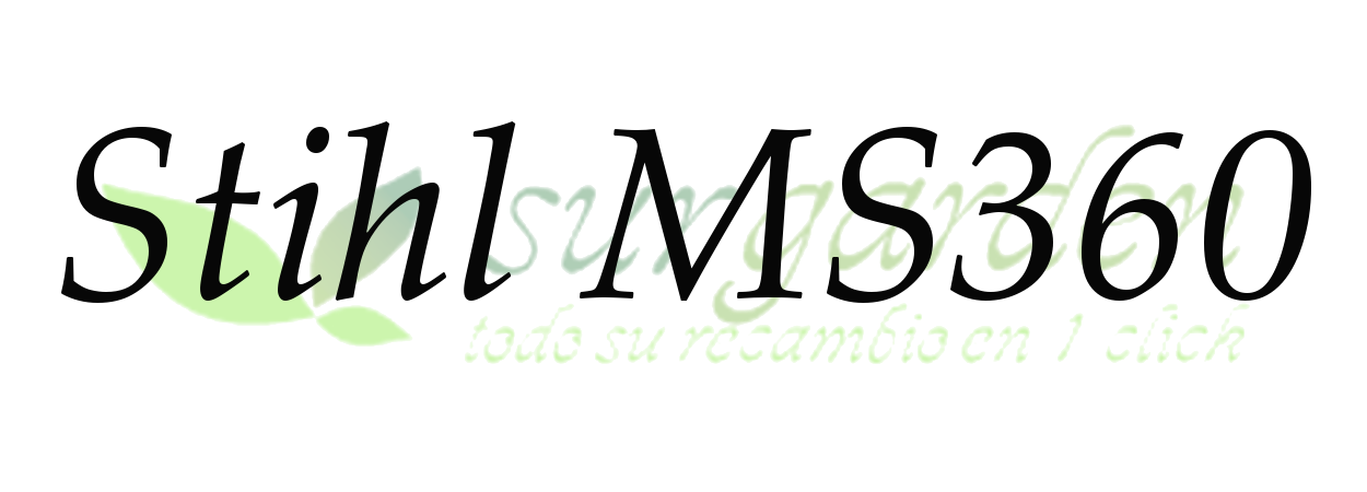 Stihl MS360.          Elija el largo de espada de su máquina para localizar su cadena 