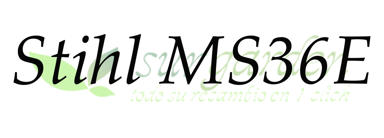 Stihl MS36E.          Elija el largo de espada de su máquina para localizar su cadena 