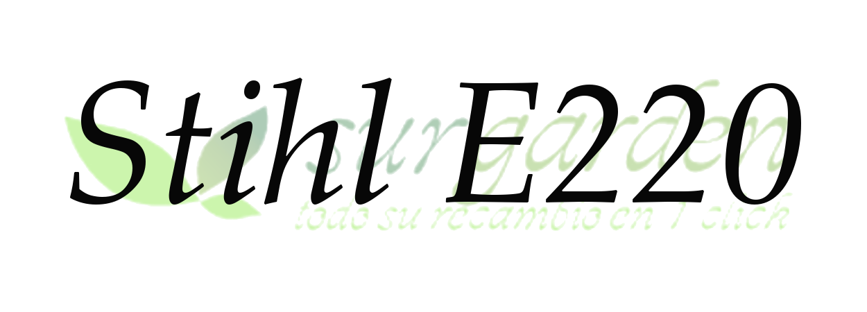 Stihl E220.          Elija el largo de espada de su máquina para localizar su cadena 