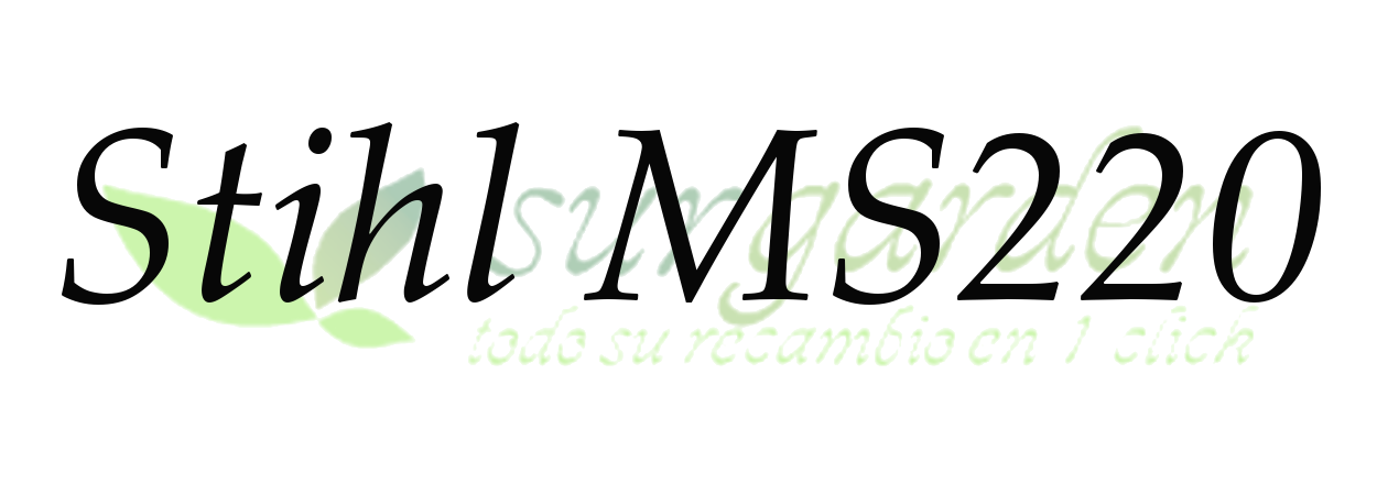 Stihl MS220.          Elija el largo de espada de su máquina para localizar su cadena 