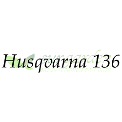 Husqvarna 136.          Elija el largo de espada de su máquina para localizar su cadena 