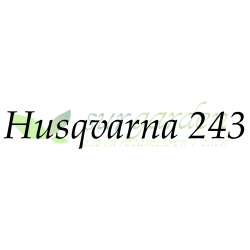 Husqvarna 243.          Elija el largo de espada de su máquina para localizar su cadena 