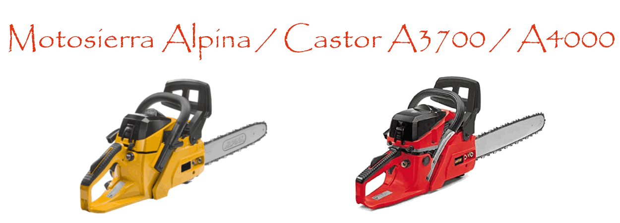 Motosierra Alpina / Castor A3700 - A4000