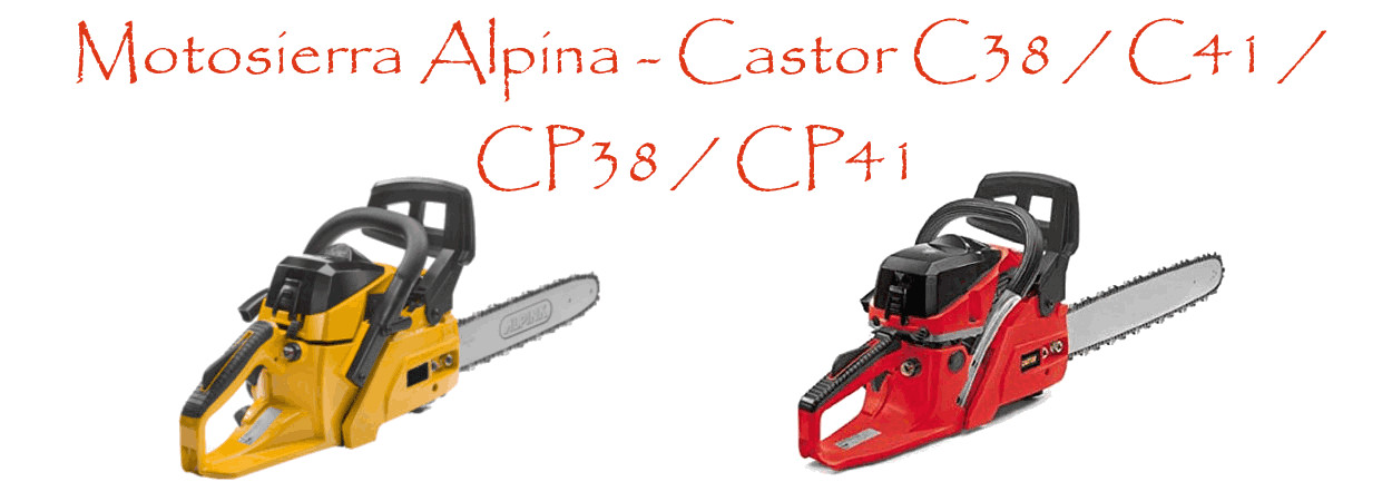 Motosierra Alpina / Castor C38 - CP38 - C41 - CP41